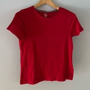 Croft & Barrow Red Tee